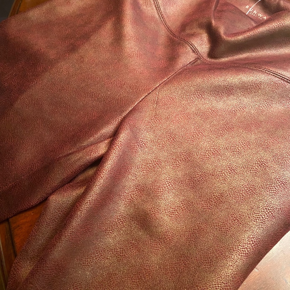 White House Black Market Vegan Leather Leggings Never Worn